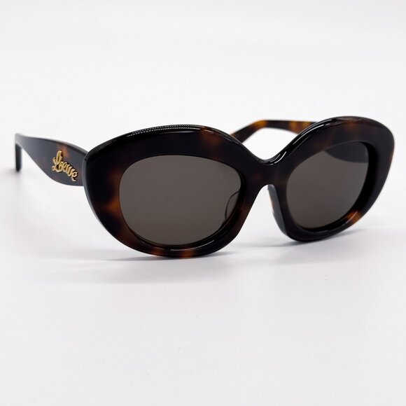 NEW LW40153F 52E, LOEWE WOMEN HAVANA GREY SUNGLASSES LOEWE main image 10